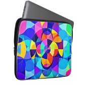 Lebhafte geometrische Joy Laptopschutzhülle (Vorne Rechts)