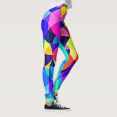 Lebhafte geometrische Joy Leggings (Rechts)