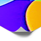 Lebhafte geometrische Joy Poster (Ecke)