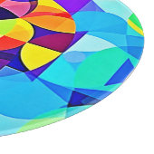 Lebhafte geometrische Joy Schneidebrett (Ecke)