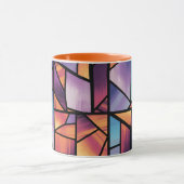 Lebhafte geometrische Kunstlichtkunst Tasse (Zentrum)