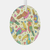 Lebhafte geometrische Mosaik: Moderne nahtlos Ornament Aus Glas (Vorderseite Rechts)