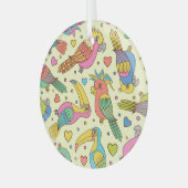 Lebhafte geometrische Mosaik: Moderne nahtlos Ornament Aus Glas (Vorderseite links)