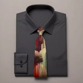 Lebhafte geometrische Print-Krawatte Krawatte