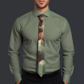 Lebhafte geometrische Print-Krawatte Krawatte