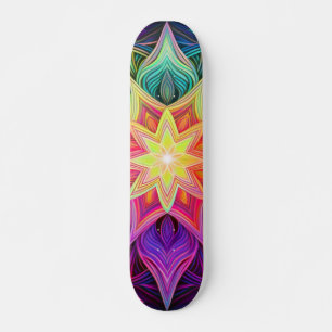 Lebhafte geometrische Star-Skateboard Skateboard