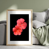 Lebhafte Geranium-Blume Fotodruck