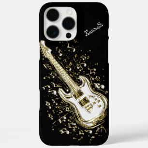 Lebhafte Gitarre beleuchtet die Bühne iPhone 16 Pro Max Hülle