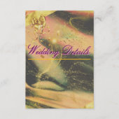 Lebhafte Gold-Abschlusskarten Begleitkarte (Vorderseite)