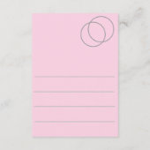 Lebhafte Gold-Abschlusskarten Begleitkarte (Rückseite)