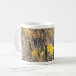 Lebhafte Golden Foliage Keramik Kaffee Tasse