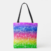 Lebhafte Gradient Gefärbte Krawatte Tote Bag Tasche (Rückseite)