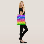 Lebhafte Gradient Gefärbte Krawatte Tote Bag Tasche (Am Model)