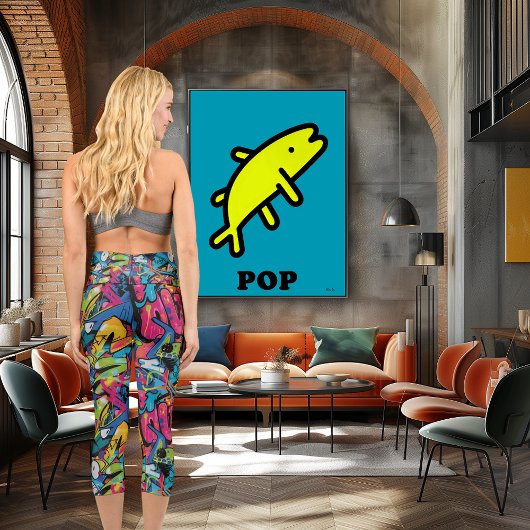 Lebhafte Graffiti Art - Bold und Dynamic Design Capri Leggings