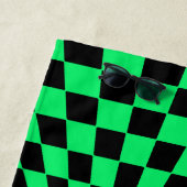 Lebhafte grüne Buchten mit eigenem Sonnenschirm, g Strandtuch (Beispiel)