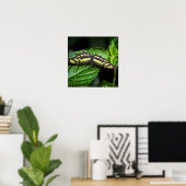 Lebhafte grüne Printwerbung Poster (Heimbüro)