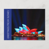 lebhafte Grüße Postkarte (Vorderseite)