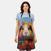 Lebhafte Guinea Schürze (Getragen)