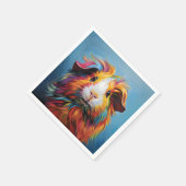 Lebhafte Guinea Serviette (Ecke)