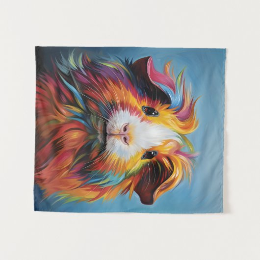 Lebhafte Guinea Wandteppich (Vorderseite (Horizontal))