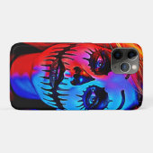 Lebhafte Halloween Makeup Art Case-Mate iPhone Hülle (Rückseite (Horizontal))