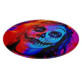 Lebhafte Halloween Makeup Art Schneidebrett (Ecke)