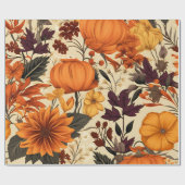 Lebhafte Harvest Blooms Geschenkpapier (Flach)
