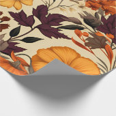 Lebhafte Harvest Blooms Geschenkpapier (Ecke)