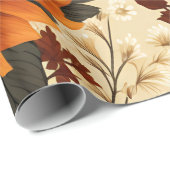 Lebhafte Harvest Blooms Geschenkpapier (Rolleneckpunkt)
