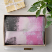 Lebhafte, heiß rosa, Abstrakte Tinte Seidenpapier (Geschenk)