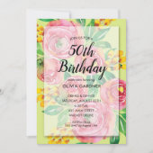 Lebhafte, heiß rosa, gelbe Wasserfarben (Vorderseite)