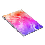 Lebhafte helle Farben Notizblock (Rechte Seite)