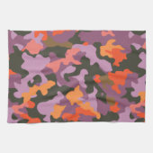 Lebhafte, helle, gelb-grüne Camouflage Geschirrtuch (Horizontal)