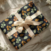 Lebhafte Herbstblätter Geschenkpapier