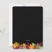 Lebhafte Herbsteinladung Einladung (Rückseite)