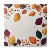 Lebhafte Herbstgänge Fliese (Vorderseite)