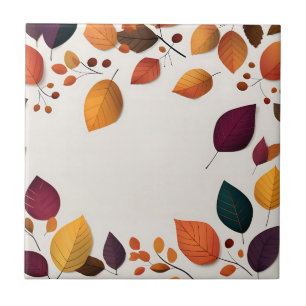 Lebhafte Herbstgänge Fliese