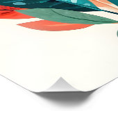 Lebhafte Herbstgänge Fotodruck (Ecke)