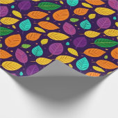 Lebhafte Herbstgänge Geschenkpapier (Ecke)