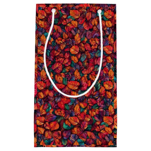 Lebhafte Herbstgänge Kleine Geschenktüte (Vorderseite)