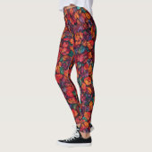 Lebhafte Herbstgänge Leggings (Links)