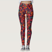 Lebhafte Herbstgänge Leggings (Vorderseite)