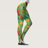Lebhafte Herbstgänge Leggings (Rechts)