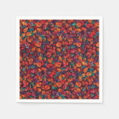 Lebhafte Herbstgänge Serviette (Vorderseite)