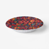 Lebhafte Herbstlaub Pappteller (Gewinkelt)