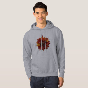 Lebhafte Herbstleaves & Pinecones Cosy Fall Art Hoodie