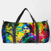 Lebhafte Herbstschönheit Duffle Bag (Rückseite)
