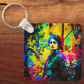 Lebhafte Herbstschönheit Schlüsselanhänger (Vorderseite)