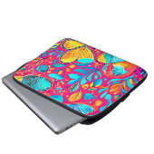 Lebhafte Herzkultur Laptopschutzhülle (Vorne Knopf)