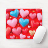 Lebhafte Herzordnung Mousepad (Mit Mouse)